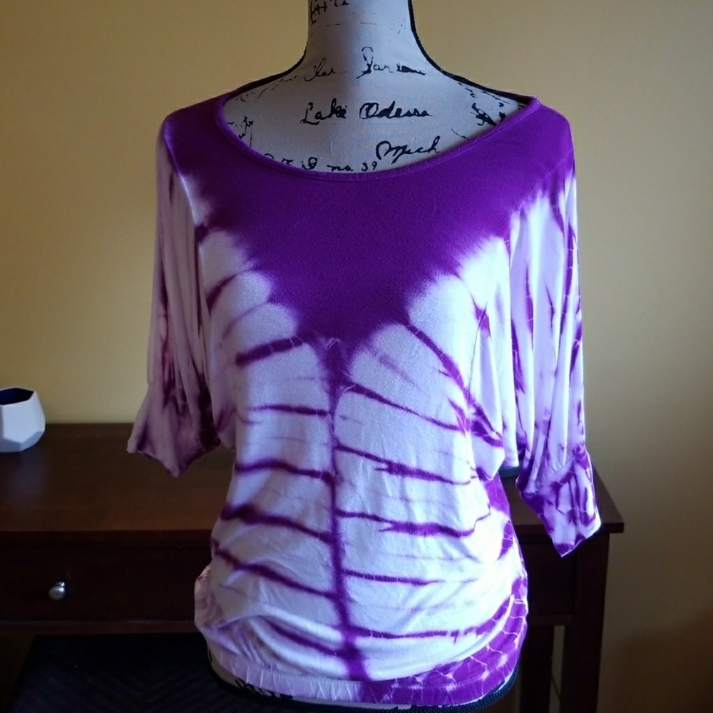 Charlotte Russe purple top - Picture 1 of 8